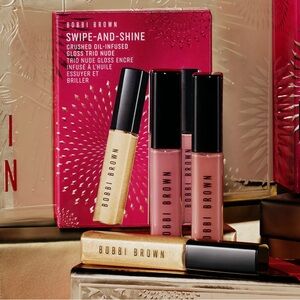 Bobbi Brown Swipe-and-Shine Crushed Oil-Infused Gloss Trio